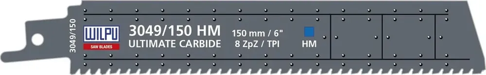 HM Ultimate Carbide Säbelsägeblatt, 150 mm, 1 Stück Letzte Chance